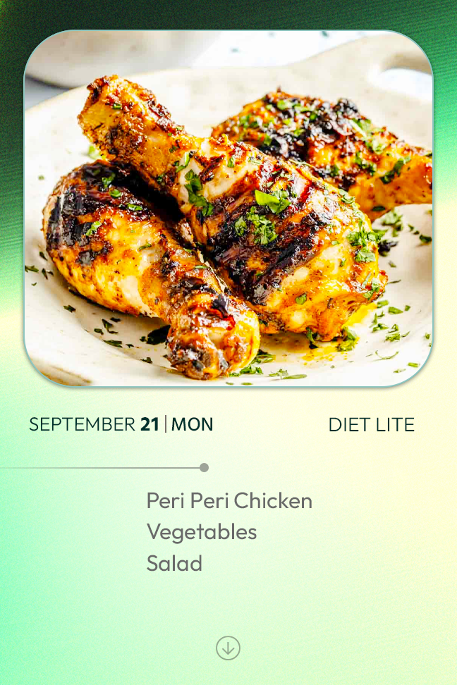 21 September 2026 - Diet