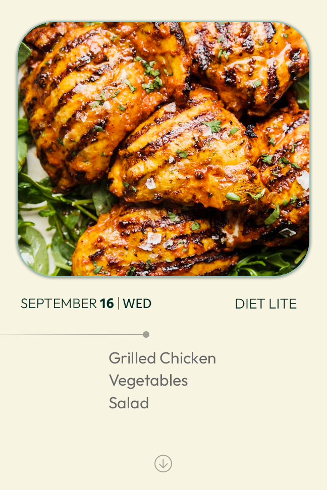 16 September 2026 - Diet