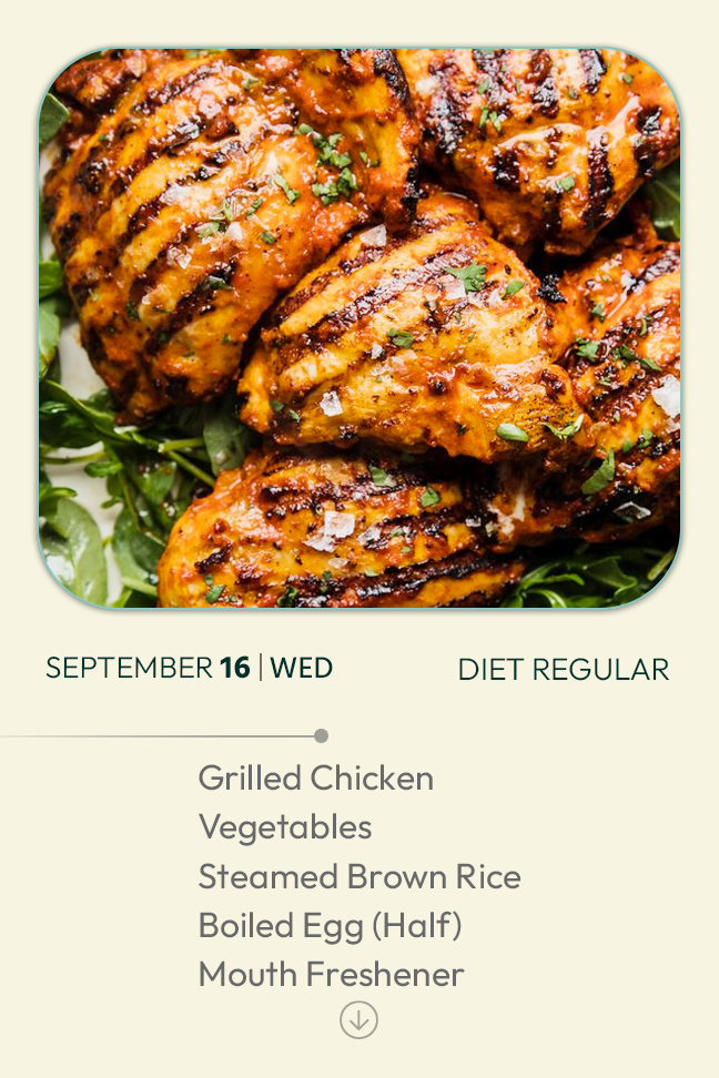16 September 2026 - Diet