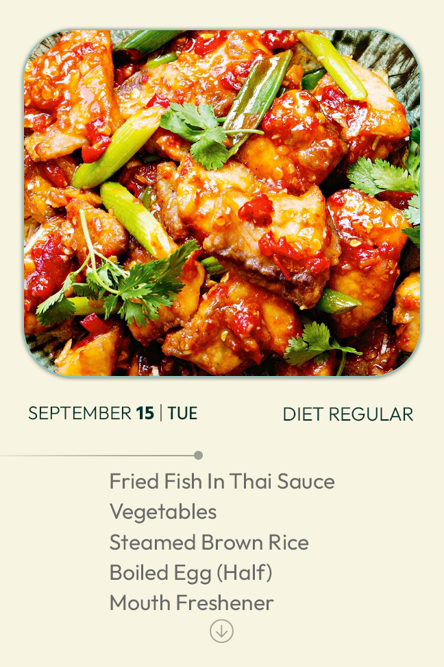 15 September 2026 - Diet