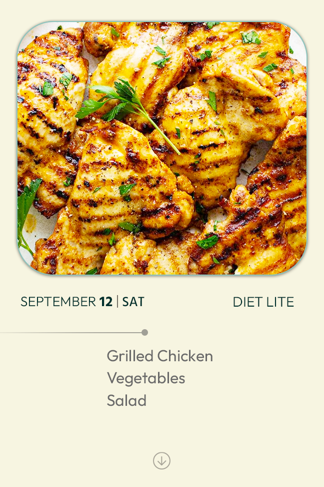 12 September 2026 - Diet