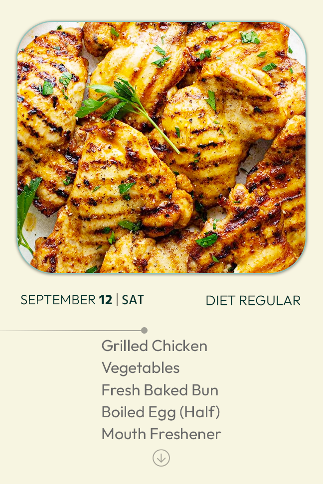 12 September 2026 - Diet