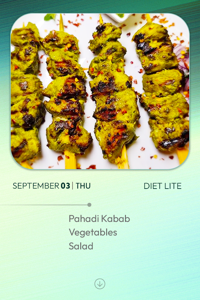 3 September 2026 - Diet