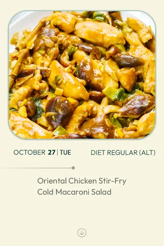 27 October 2026 - Diet
