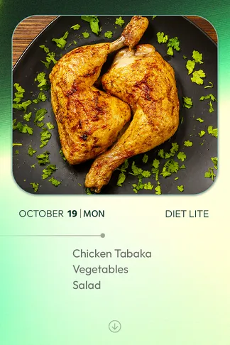 19 October 2026 - Diet