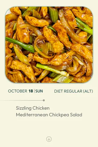 18 October 2026 - Diet