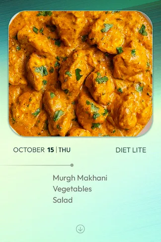 15 October 2026 - Diet