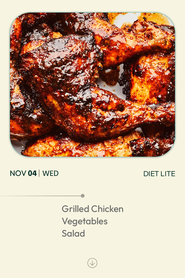 4 November 2026 - Diet