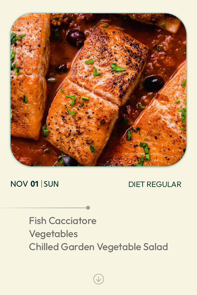 1 November 2026 - Diet