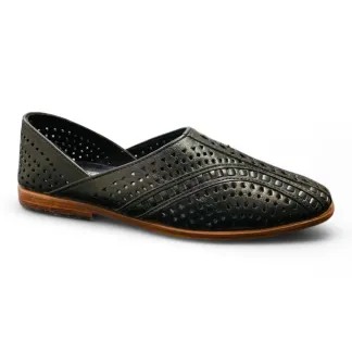 Men’s Perforated Leather Slip-Ons – Summer Style and Comfort
