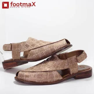 Step into a world of elegance and tradition with our exquisite Golden Color Men’s Kabuli Sandals