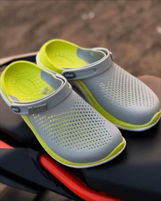 Crocs 360 LiteRide Clogs – Black/Yellow/Ash/Brown