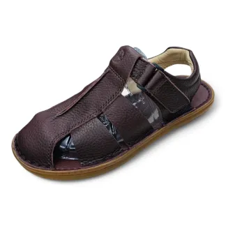 Men’s Black Leather Fisherman Sandals – Adjustable Strap-Dr. Martens