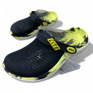 Crocs LiteRide 360 Clog – Black/Yellow – Ultimate Comfort