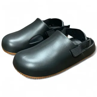 Modern Comfort Clogs / Mules with Adjustable Strap – Lightweight & Versatile – Available in Black & Green