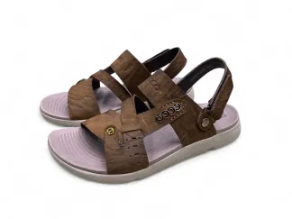 SCCO Men’s Black & Grey Sporty Sandals