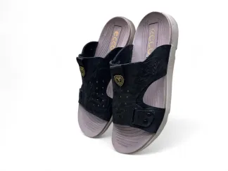 ECCO Men’s Brown Slip-On Comfort Sandals