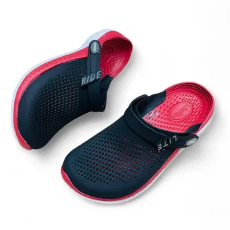 Crocs Slides Slipper – Black & Ash | Comfortable & Lightweight Footwear