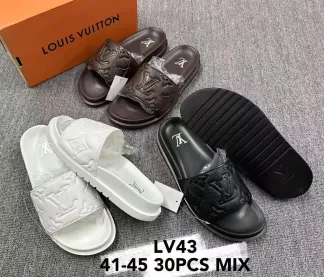 Louis Vuitton Slides slipper for Men Socks 3-color Mix (Size 41-45) | Footmax.com.bd