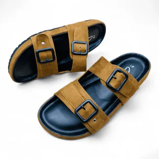 Stylish Suede Clogs & Double Buckle Slides | Comfort & Arch Support | Footmax.com.bd