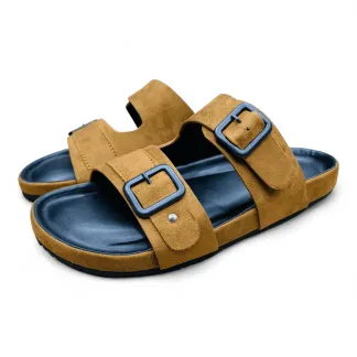 Stylish Suede Clogs & Double Buckle Slides | Comfort & Arch Support | Footmax.com.bd