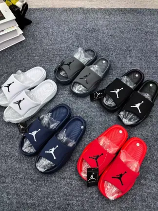 Premium Men’s Jordan Slides Slippers – Comfort & Style Footmax.com.bd