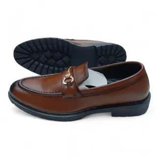 Men’s Brown Formal Loafers | Classic Slip-On Shoes