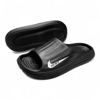 Men’s Beige Slide Slippers – Comfortable “Just Do It Slides