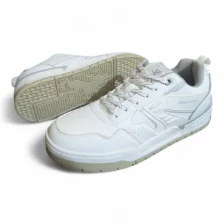 Men’s White S Leather Sneaker  Stylish & Comfortable Casual Shoes