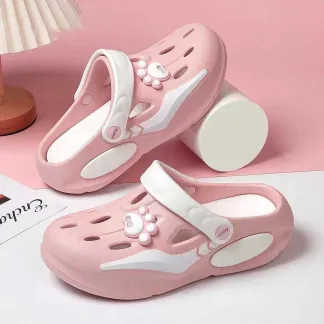 Women’s Comfortable EVA Garden Clogs – Lilac & Mint Green – Cute Paw Detail
Women’s Comfortable EVA Garden Clogs – Lilac & Mint Green – Cute Paw Detail