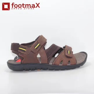 Leather brightox sandals for men choclate leather EVA insole material