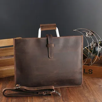 BRITISH RETRO STYLE COWHIDE HANDBAG GB-3032CFBR