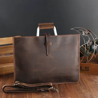 BRITISH RETRO STYLE COWHIDE HANDBAG GB-3032