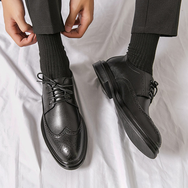 BUSINESS BREATHABLE SOFT SOLE LEATHER SHOE GB-A7785