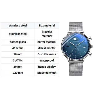 MARK FAIRWHALE QUARTZ FW5350SBL