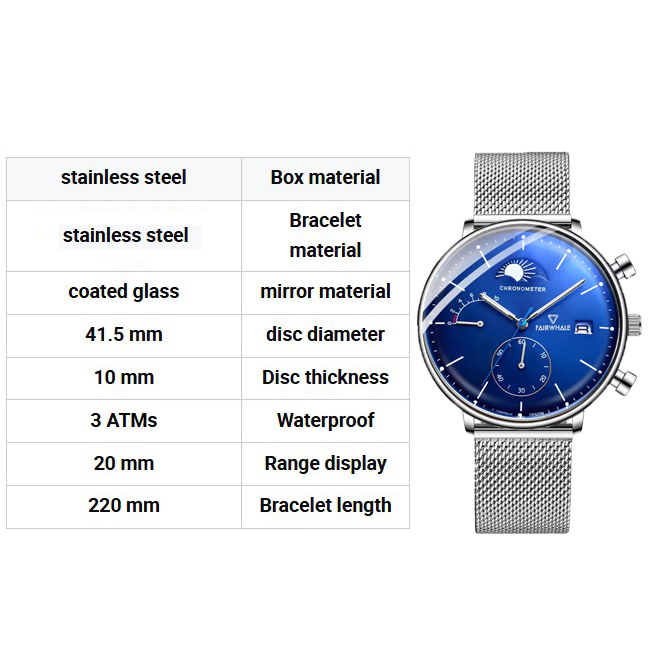 MARK FAIRWHALE QUARTZ FW5350SBL