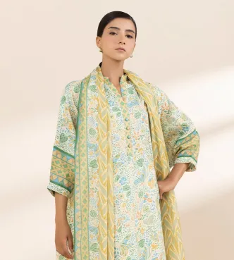 SAPPHIRE - 3 Piece - Printed Lawn Suit  UNSTITCHED 5