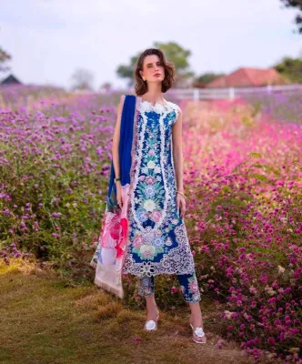 HEMLINE - EMBORIDED 3 PIECE