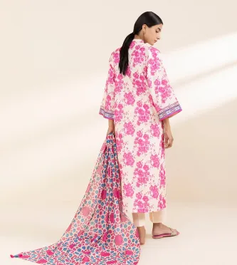 SAPPHIRE - 3 Piece - Printed Lawn Suit  UNSTITCHED 1