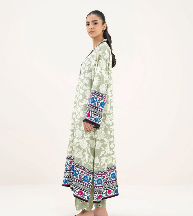 SAPPHIRE -   Printed Viscose Linen 3 PIECE 