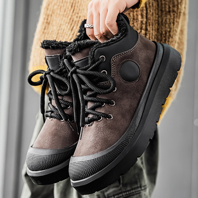  WINTER HIGH-TOP VELVET SHOES 5030BR