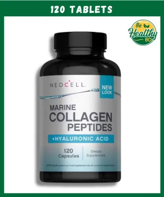 NEOCELL Marine Collagen Peptides Plus Hyaluronic Acid 120 Capsules