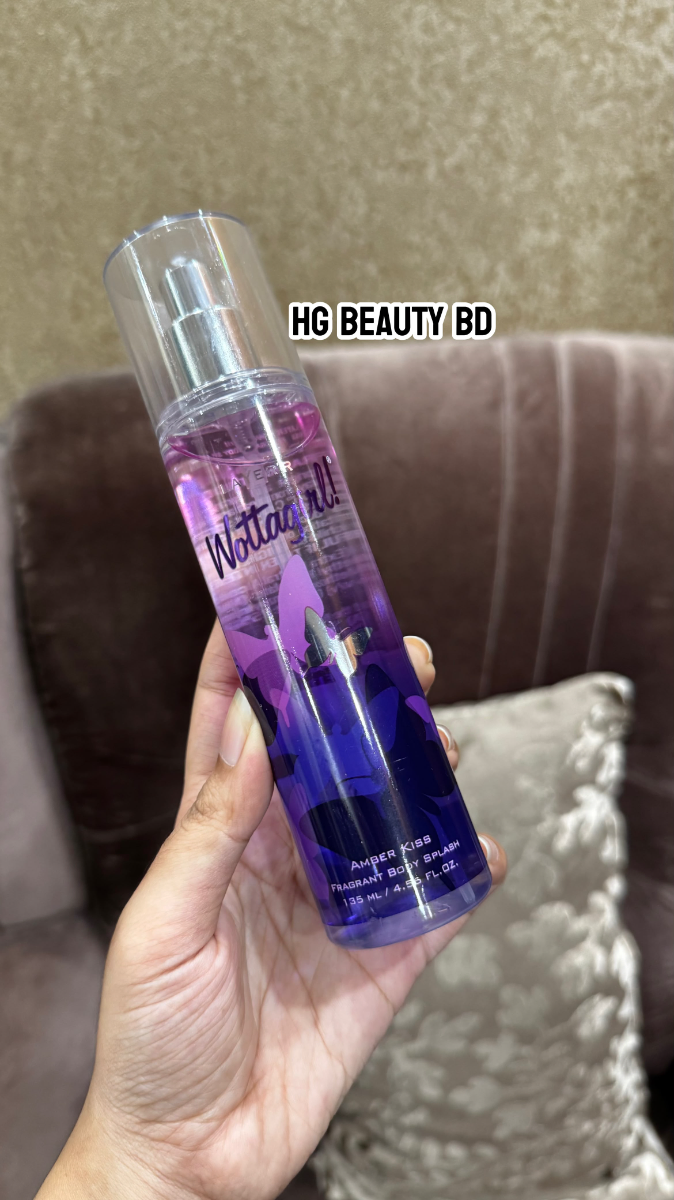 Layer'r Wottagirl Amber Kiss Body Splash For Women Long Lasting - 135ml