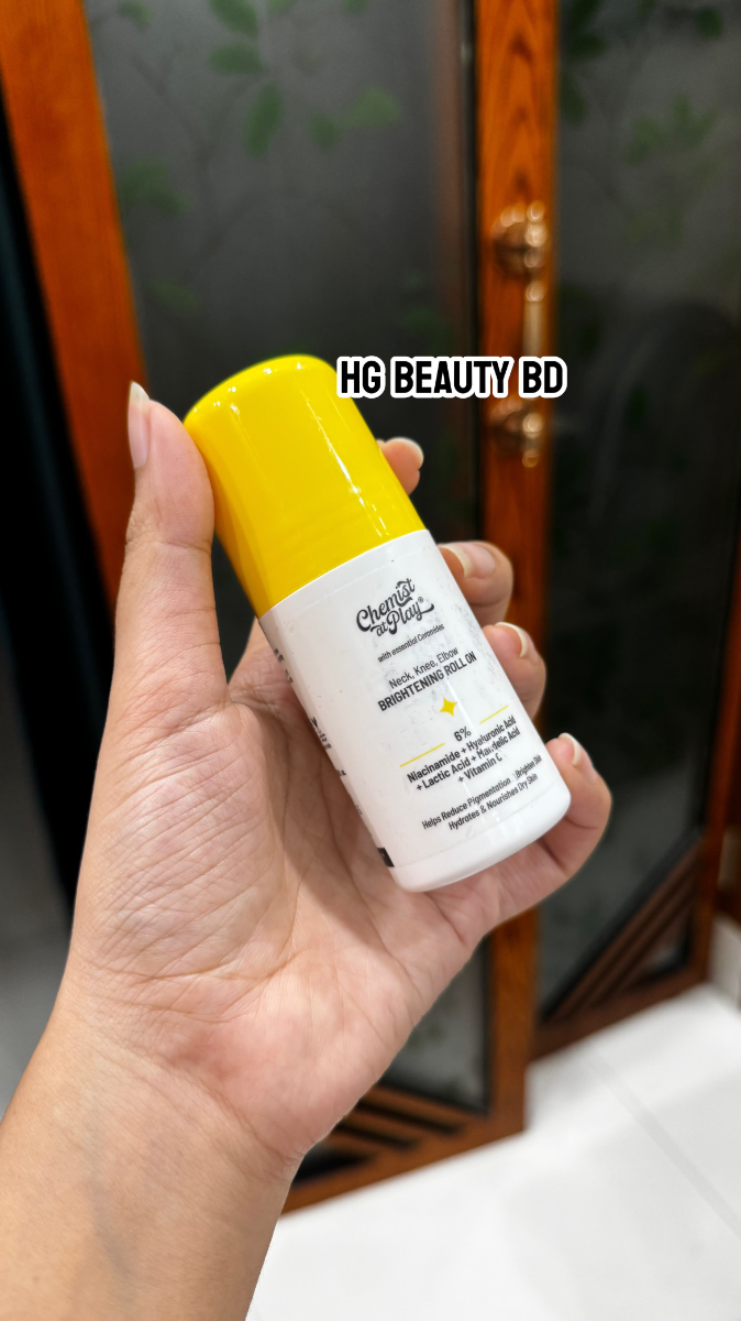 Chemist At Play Neck Knee Elbow Brightening Roll On Brightens Skin & Removes Pigmentation (40ml)