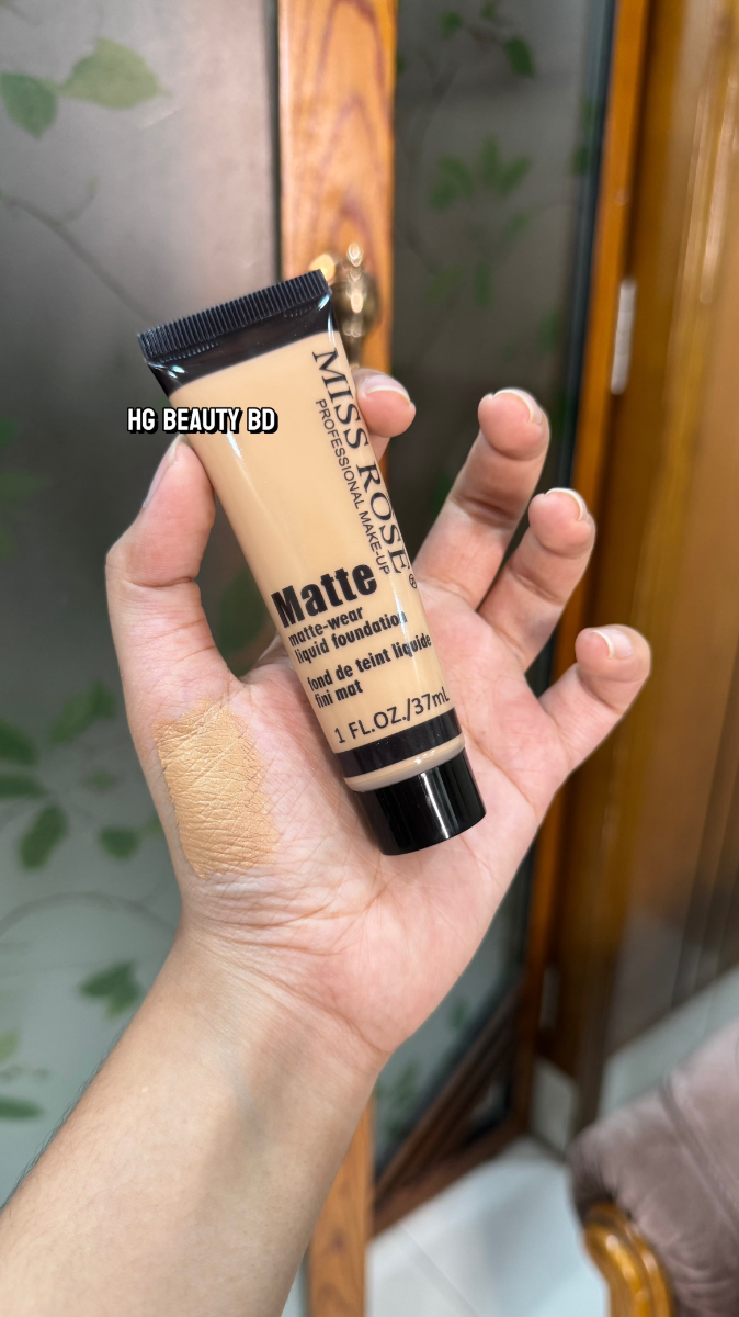 MISS ROSE Matte-Wear Liquid Foundation - 37ml shade 4