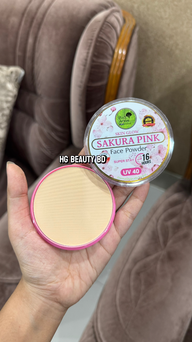 Bio Active Skin Glow Sakura Pink Face Powder shade 01