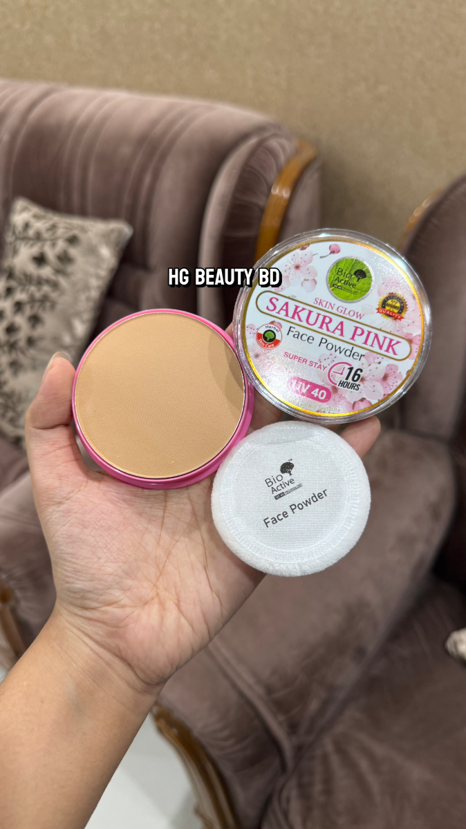 Bio Active Skin Glow Sakura Pink Face Powder shade 02
