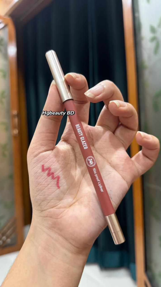 Beauty Glazed Waterproof And Long Lasting Lipliner (106 Rose Dust)