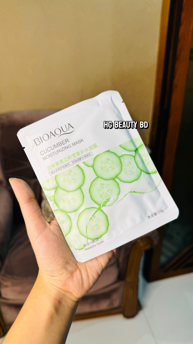 BIOAQUA Cucumber Moisturizing Sheet Mask - 25g