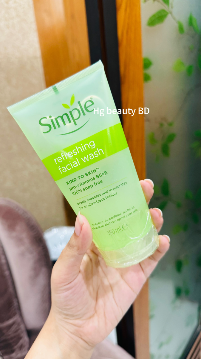 Simple Kind To Skin Refreshing Facial Wash Gel 150ml